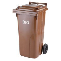 Plastová popelnice  120 l - bio s roštem