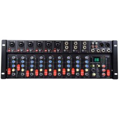 CITRONIC CSR-63 9kanálový mixpult pro montáž do racku s DSP BT