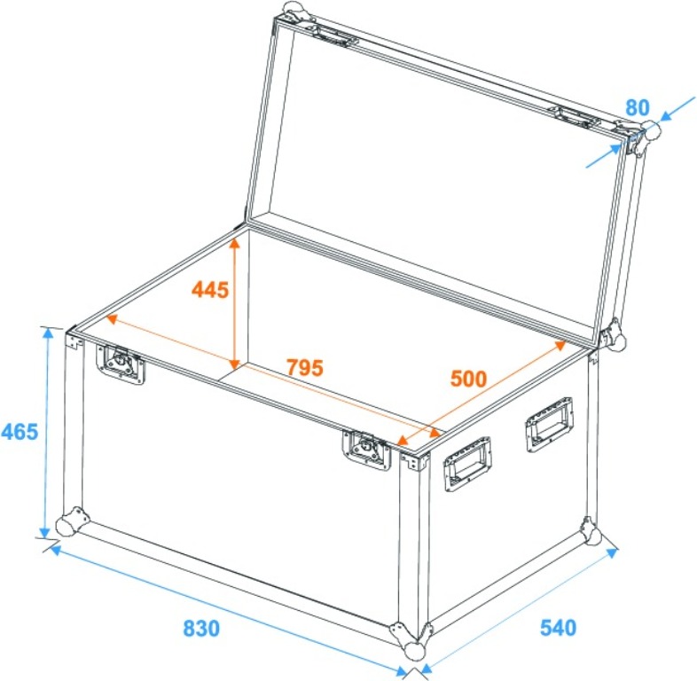 Univerzální Case Profi 80x50x50cm