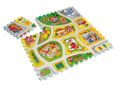 Pěnová skládací podložka - Město a ulice