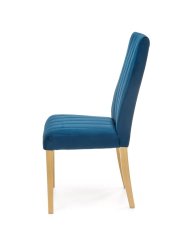 Židle DIEGO (Tmavě modrá / Medový dub)