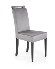 Židle CLARION (Světle šedá / Černá)