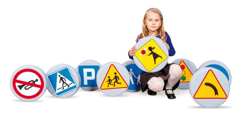 Molitanové podsedáky DOPRAVNÍ ZNAČKY (10 ks)