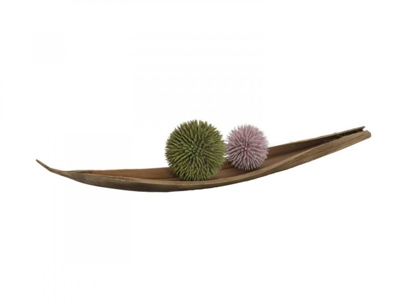 Umělá květina - Sukulent koule (EVA), zelená, 20 cm