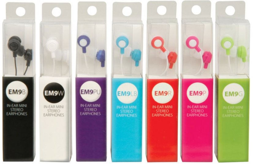 QTX sluchátka Style Mini In-Ear, černá