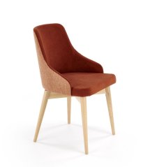 Židle MALAGA (Hnědá / Bukové dřevo)