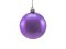 Vánoční dekorační ozdoby, 6 cm, purpurová metalíza, 6 ks