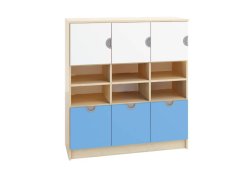 Skříň policová se šuplíky a dvířky CUBO (modul 20)