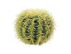 Umělá květina - Kulatý zlatý kaktus, 27 cm