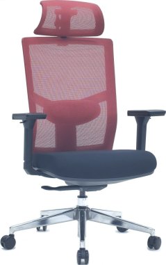 Ergonomická kancelářská židle VICTORY ERGO červená