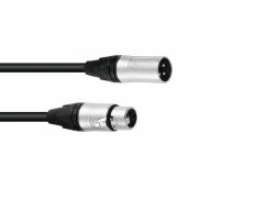 Sommer cable DMX cable XLR 3pin 1,5m bk Neutrik