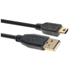 Stagg NCC1,5UAUNA, USB kabel/A-MINI A 2.0 1,5m