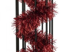 Europalms vánoční řetěz, červená metalíza, 7,5 x 200 cm