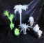 Umělá květina - Bílé dekorační kapradí, 60 cm