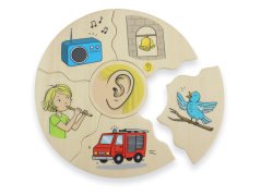 Dřevěné naučné puzzle