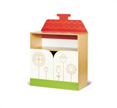 Skříň policová dělená (domeček, FARMA)