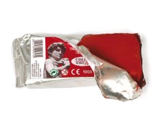 Samotuhnoucí hmota v terakotové barvě