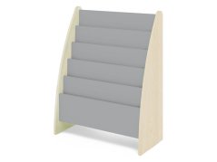 Knihovna šedá - 5 polic