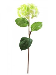 Umělá květina - Hortenzie větvička zelená, 76 cm