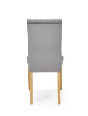 Židle DIEGO (Světle šedá / Medový dub)
