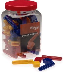 Stagg GSW-40, barevné kličky k navíjení strun (40ks)