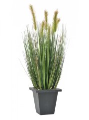 Umělá květina - Vodní tráva v květináči, 60 cm