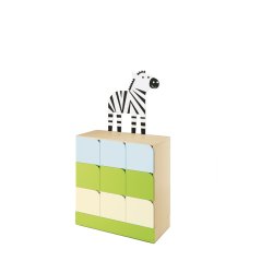 Skříň s dvířky (zebra, SAFARI)