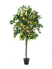 Umělá květina - Bougainvillea žlutá, 180 cm