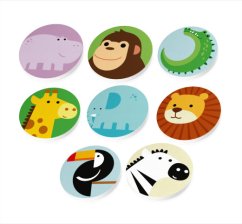 Molitanové podsedáky SAFARI (8 ks)