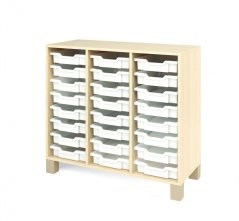 Skříň s 24 boxy bílá FRESH (modul 14)