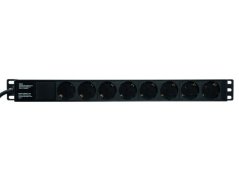 Prodlužovací kabel R-19-8 1U, černý