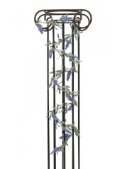 Umělá květina - Kvetoucí girlanda, modrá, 180 cm