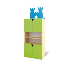 Skříň policová s dvířky (pevnost, HRAD)